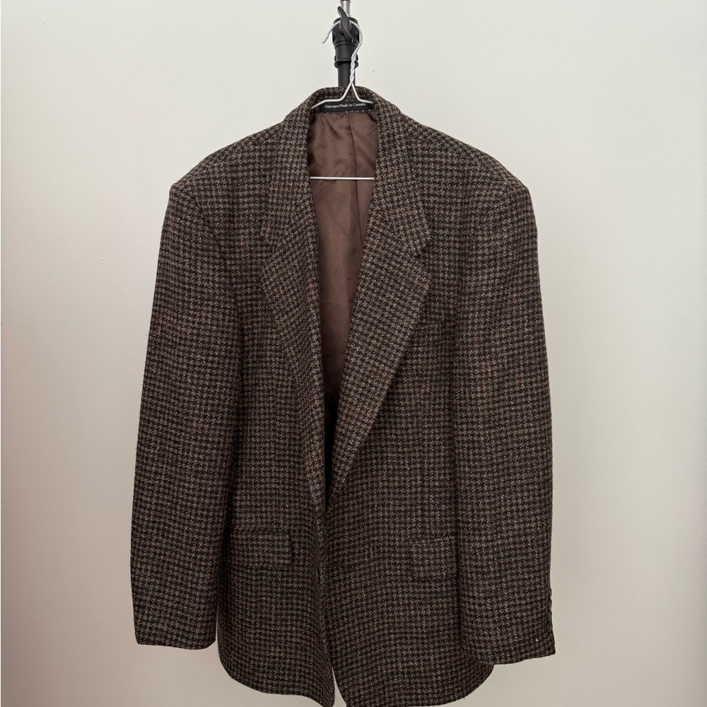 Men's Brown tweed blazer from Austin Barrie
